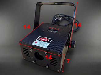 LaserFX ONE beam laser