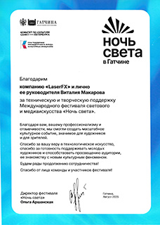 ночь света гатчина