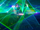 Laser show for discos